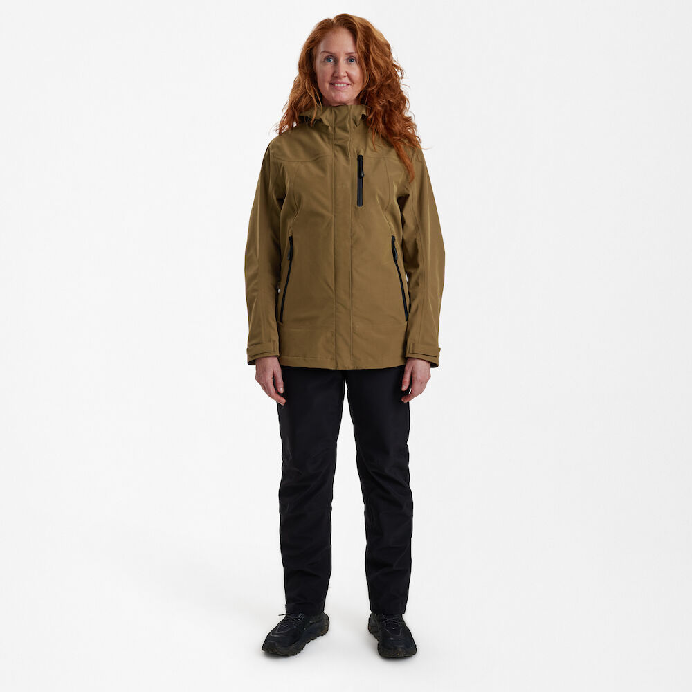 detail Deerhunter Denmark Sarek beige Damen Funktions-Outdoorjacke WP 10.000 mm