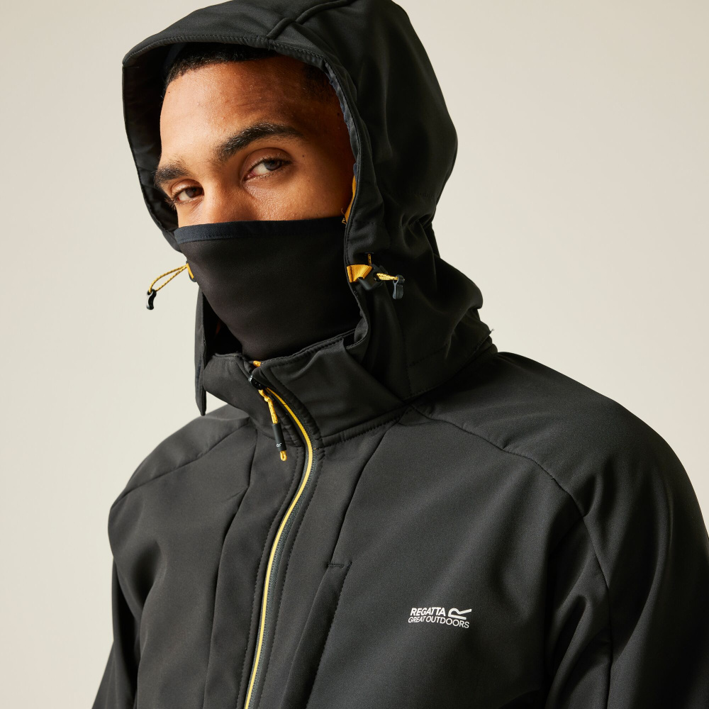 detail REGATTA Hewitts schwarze Herren-Outdoorkeuze für anspruchsvolle Bedingungen, Was