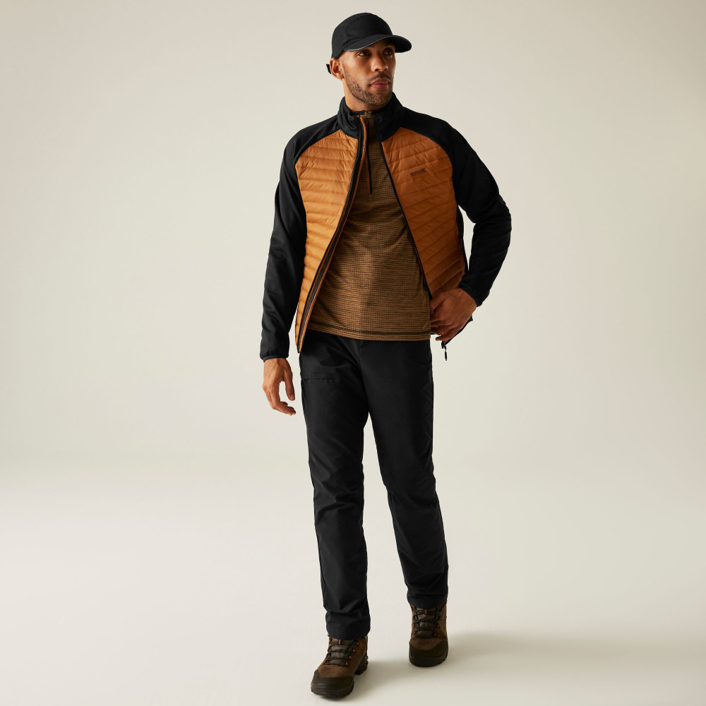 detail REGATTA Clumber Hybrid braune Herren-Outdoorkeuze für den ganzjährigen Einsatz