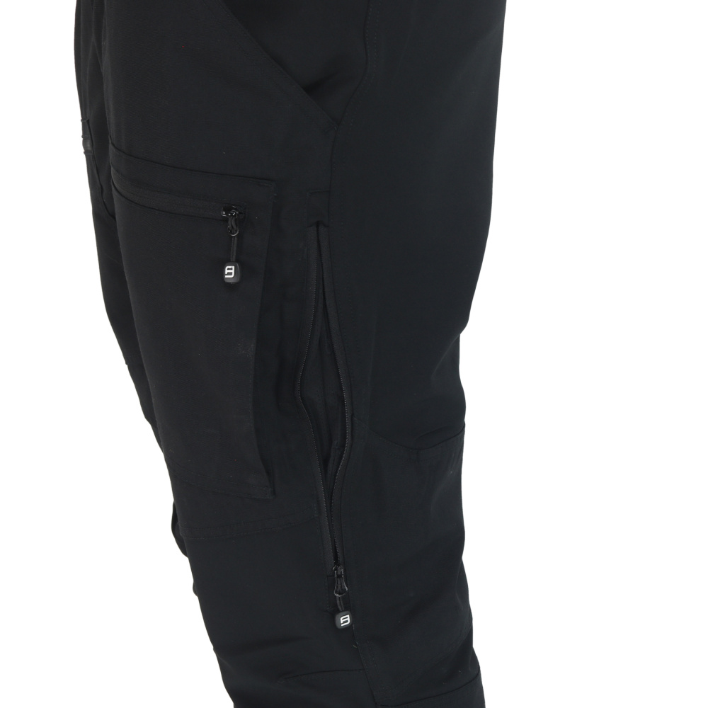 detail Trekkinghose Herren Asoto Northsky Black WR water-resistant
