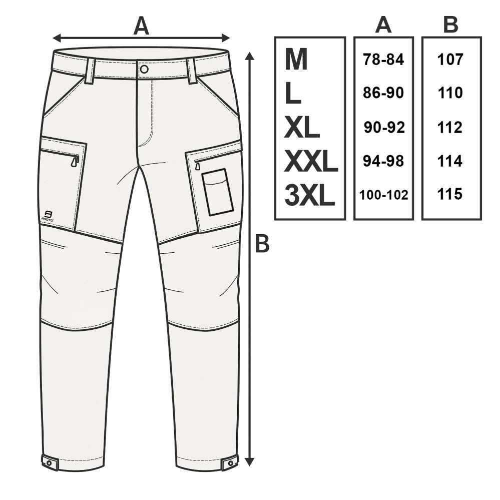 detail Asoto Fjallvik Herren Outdoor Hose bequem braun DWR wasserabweisend Stretch