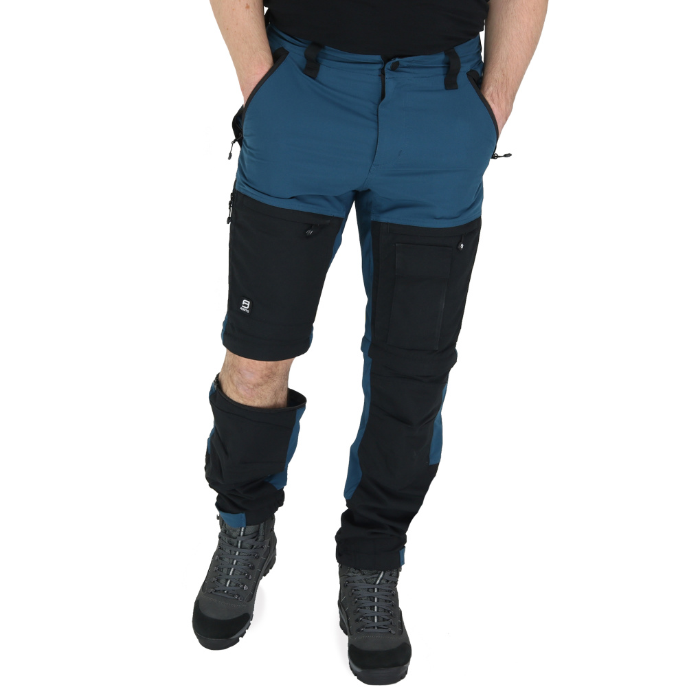 detail Asoto Vattern Zip-Off blaue Herren-Profi-Outdoorkeuze mit DWR-Beschichtung und a