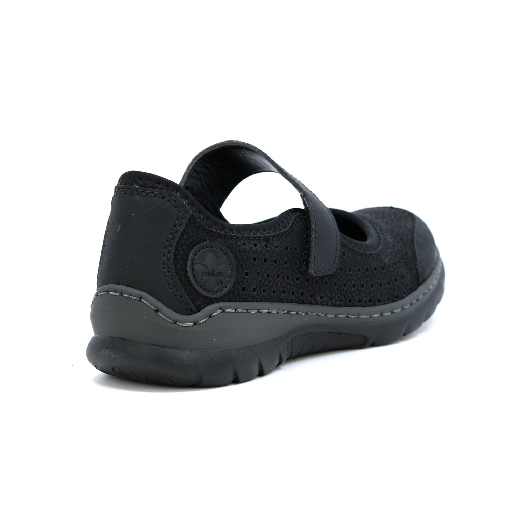 detail RIEKER L32B5-00 dámská letní polobotka