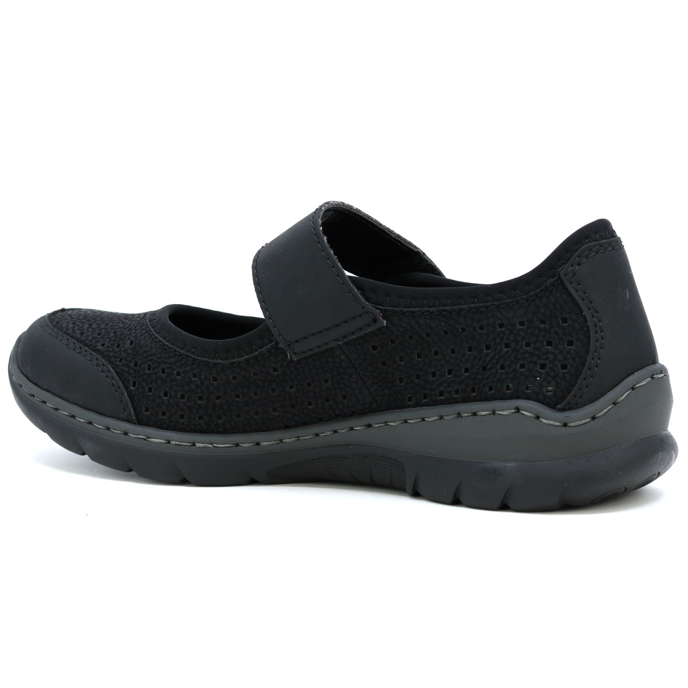 detail RIEKER L32B5-00 dámská letní polobotka