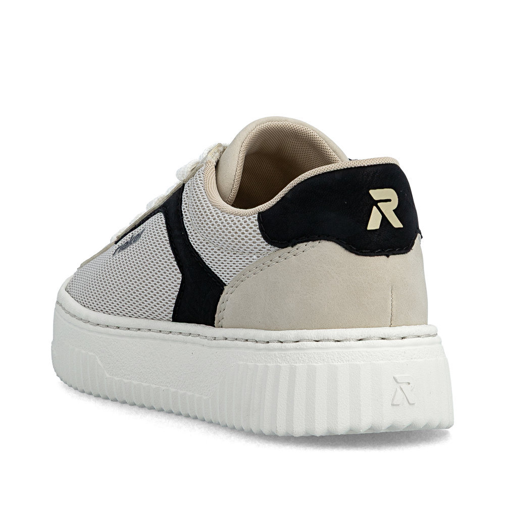 detail RIEKER N9900-60 beige Damen-Sneaker, bequem und atmungsaktiv