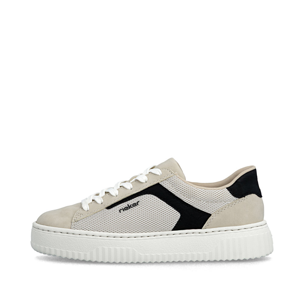 detail RIEKER N9900-60 beige Damen-Sneaker, bequem und atmungsaktiv