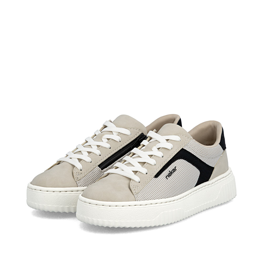 detail RIEKER N9900-60 beige Damen-Sneaker, bequem und atmungsaktiv