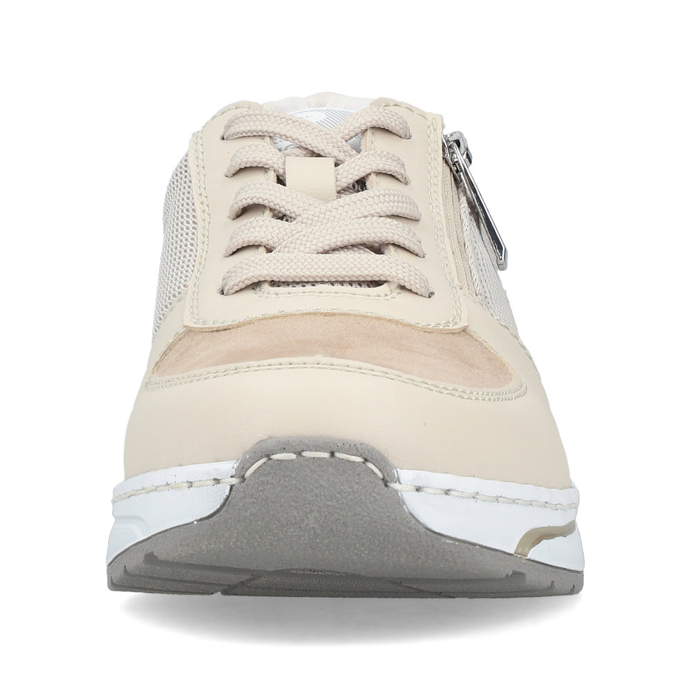 detail RIEKER 53101-60 beige Damen bequeme und luftige Sneaker für die Stadt