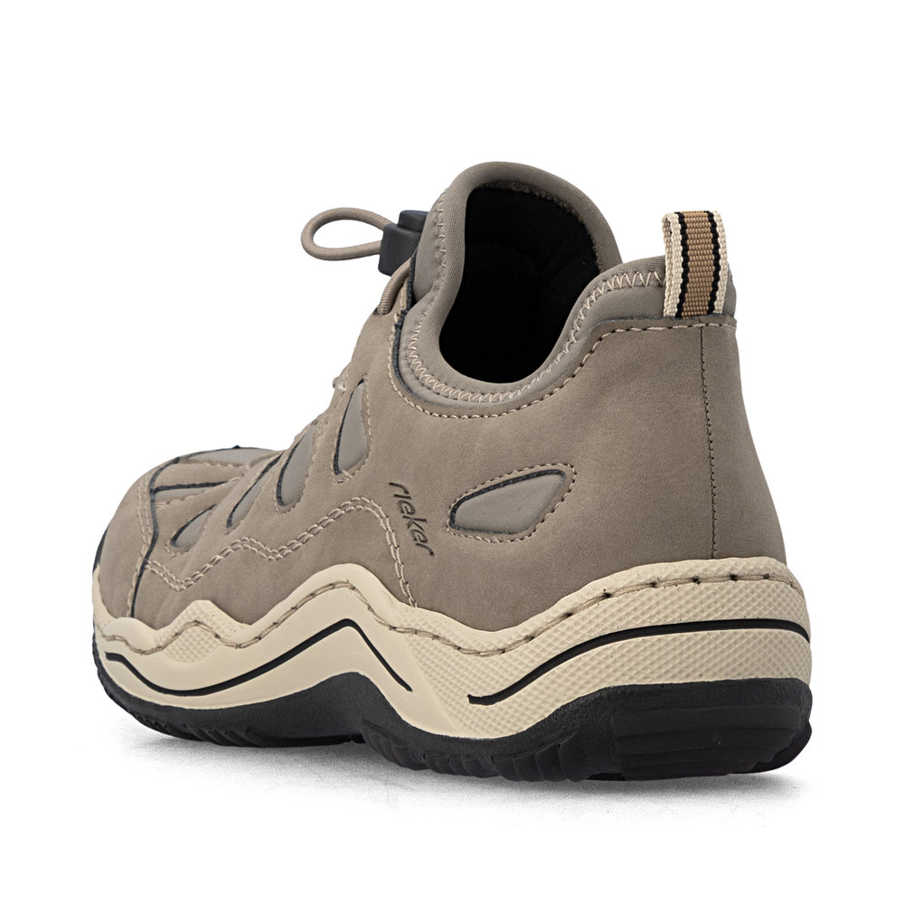 detail RIEKER L0551-64 beige bequeme Damen Antistress Sneaker