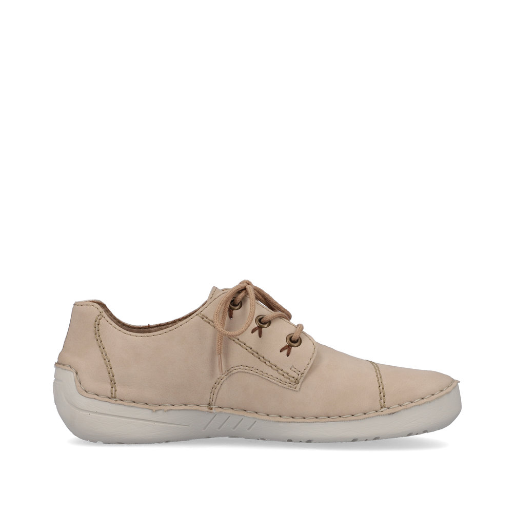 detail RIEKER 52520-62 beige bequeme Damen-Sneaker mit Antistress-Technologie