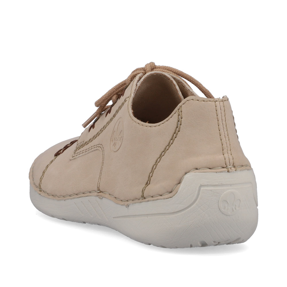 detail RIEKER 52520-62 beige bequeme Damen-Sneaker mit Antistress-Technologie
