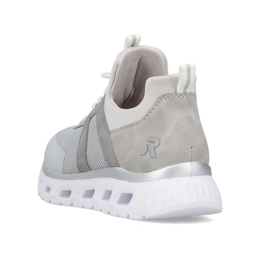 detail RIEKER M6061-40 graue atmungsaktive Damen-Sneaker mit Antistress-Technologie