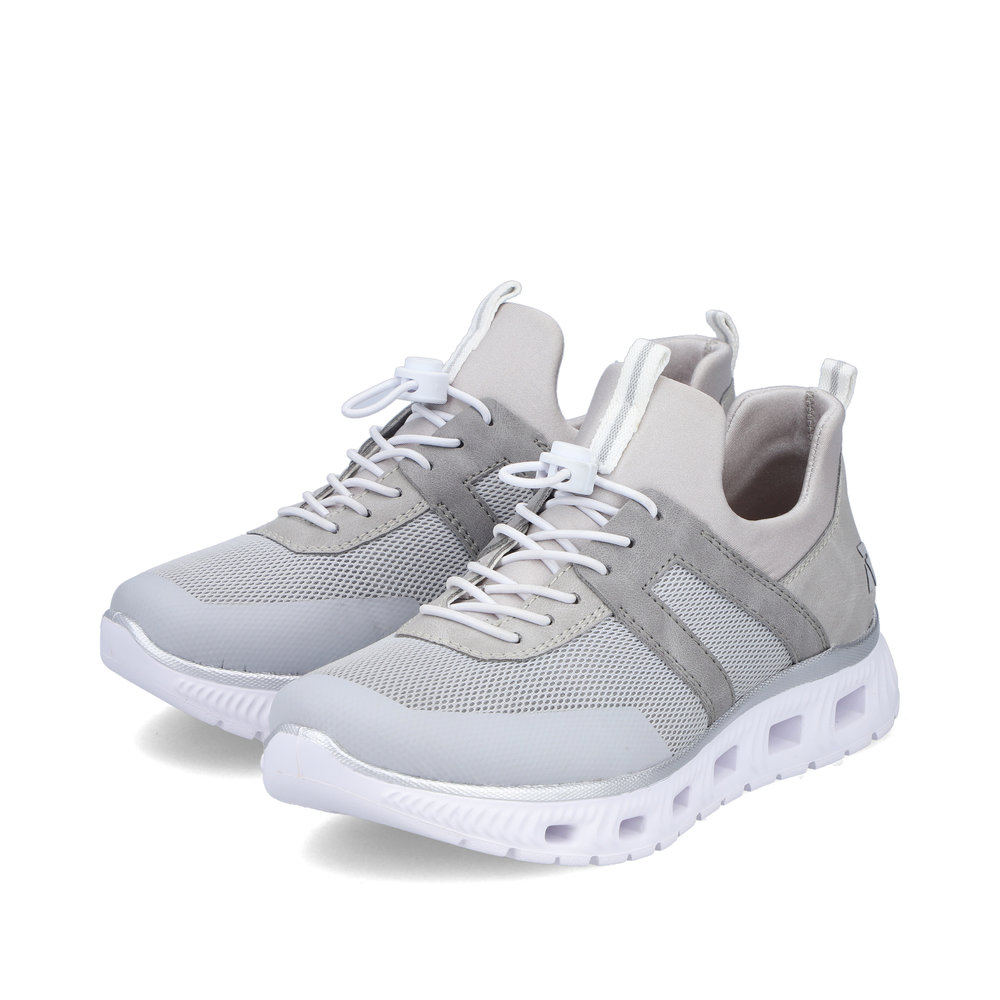 detail RIEKER M6061-40 graue atmungsaktive Damen-Sneaker mit Antistress-Technologie