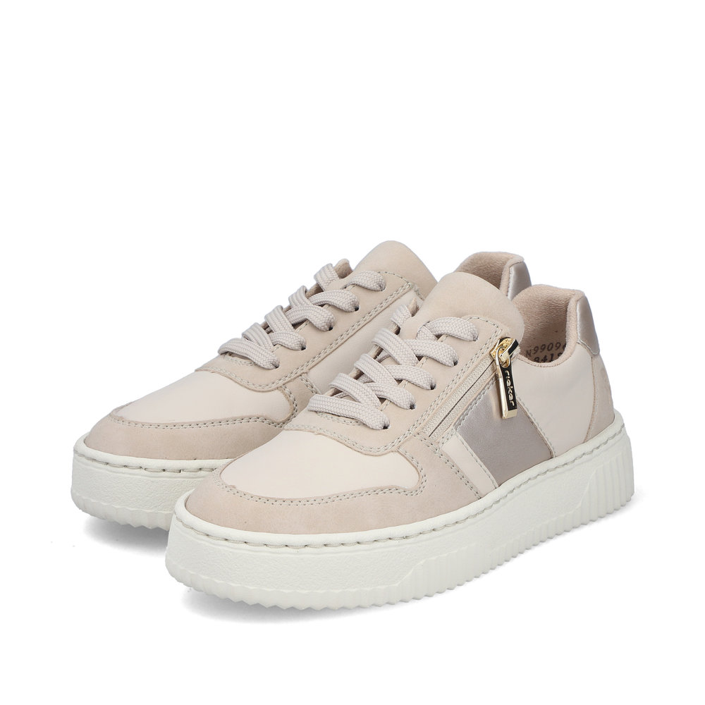 detail RIEKER N9909-60 beige Damen-Sneaker mit Antistress-Technologie