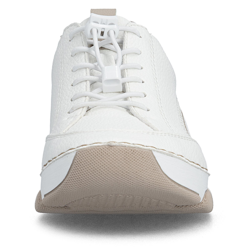 detail RIEKER 45969-80 weiße Damen Sneaker mit Antistress-Technologie