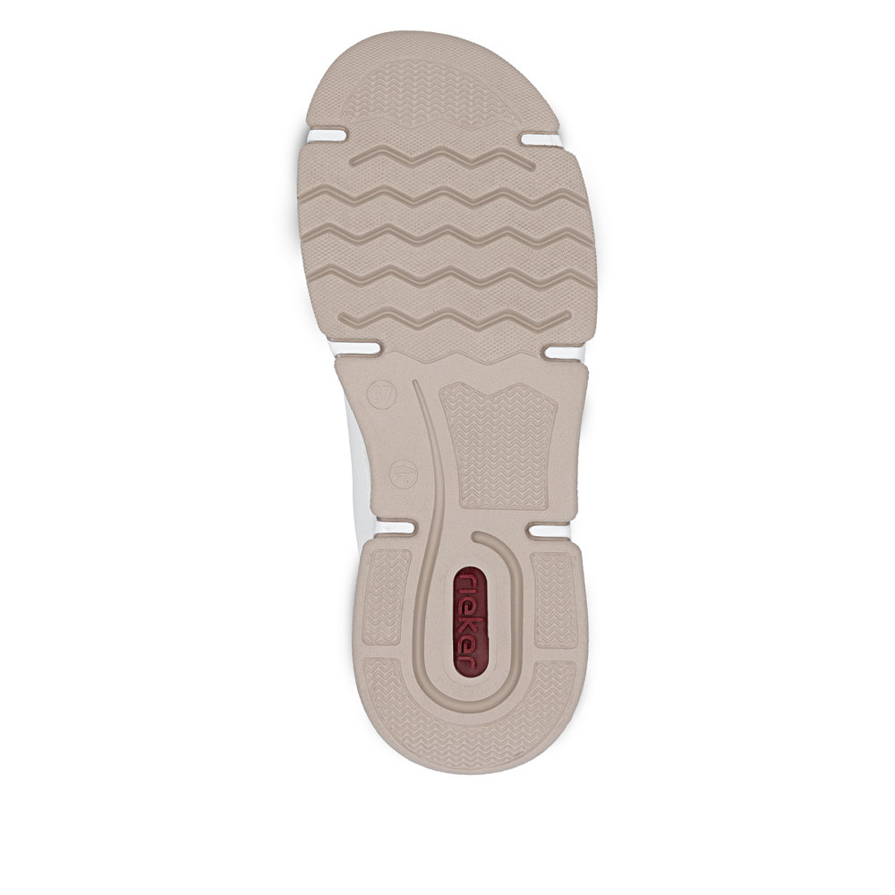 detail RIEKER 45969-80 weiße Damen Sneaker mit Antistress-Technologie