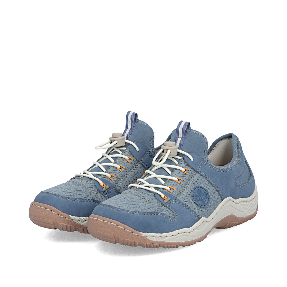 detail RIEKER L0593-12 blaue Damen Sneaker mit Antistress-Technologie
