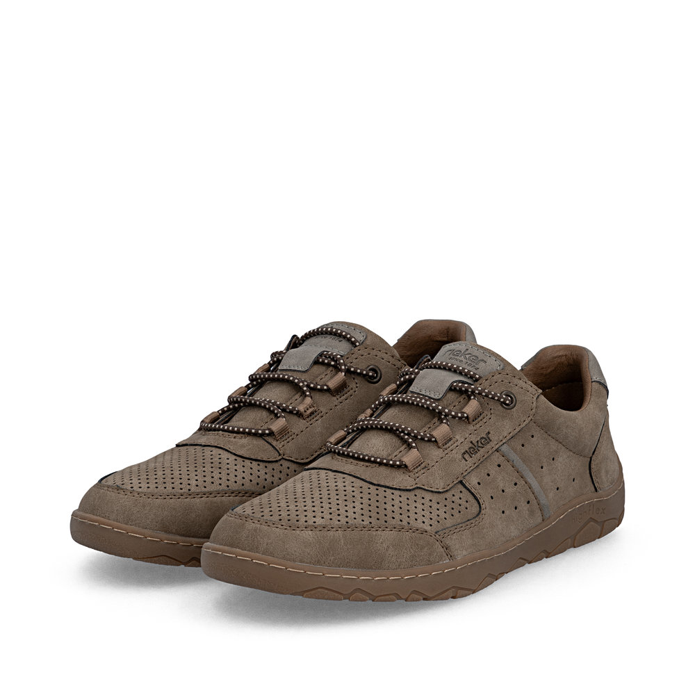 detail RIEKER 08351-64 braune Herren Sneaker mit Antistress-Sohle