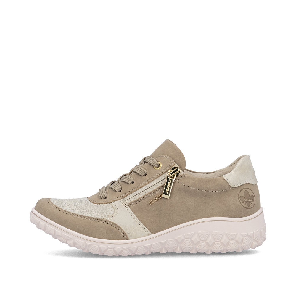 detail RIEKER 59502-62 beige Damen Sneaker mit Antistress-Sohle