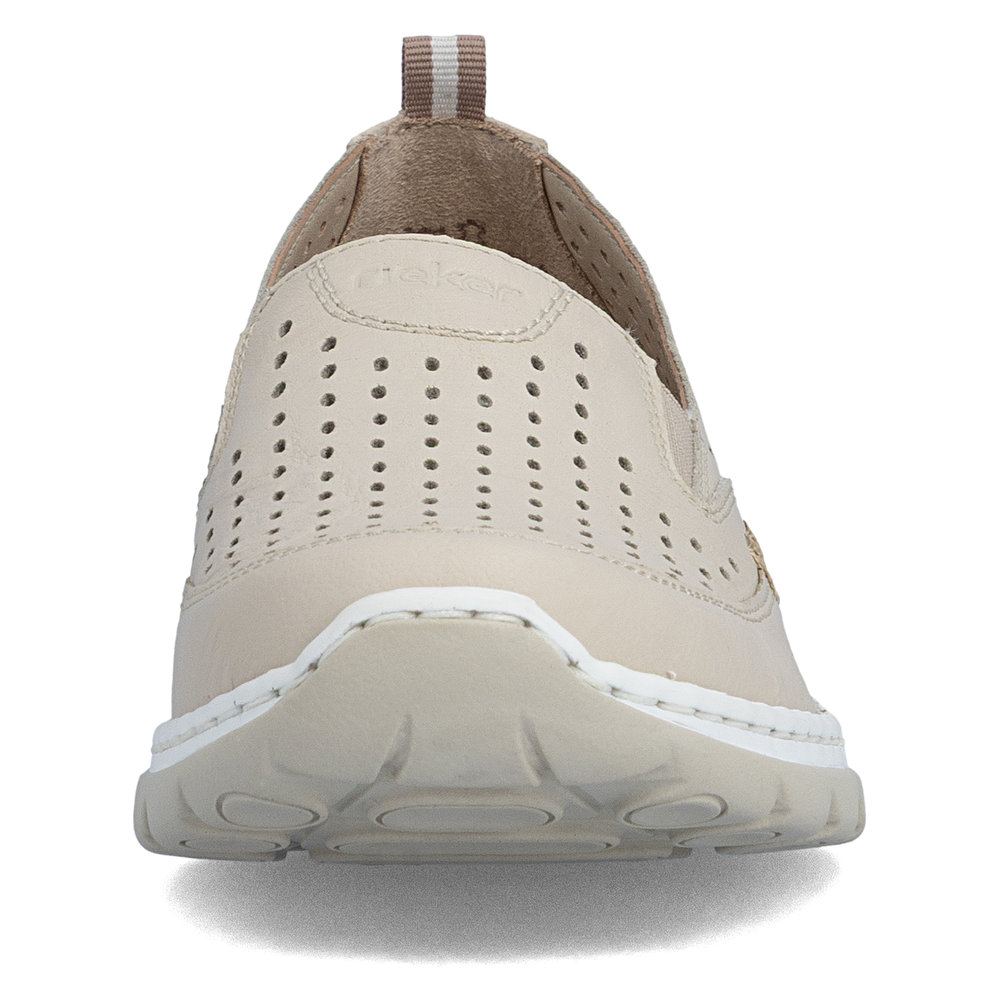 detail RIEKER L32F4-60 beige Damen Sommer Ballerinas, Antistress Sohle