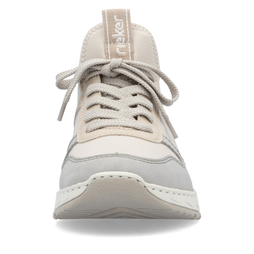 detail RIEKER M0058-60 beige moderne und bequeme Damen-Sneaker mit Antistress-Sohle