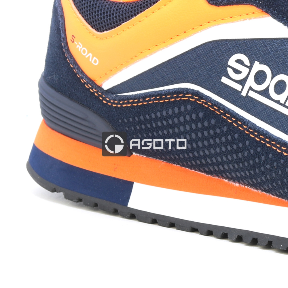 detail SPARCO S-Road BM blaue Herren bequeme Sneaker für die Stadt, modernes Design