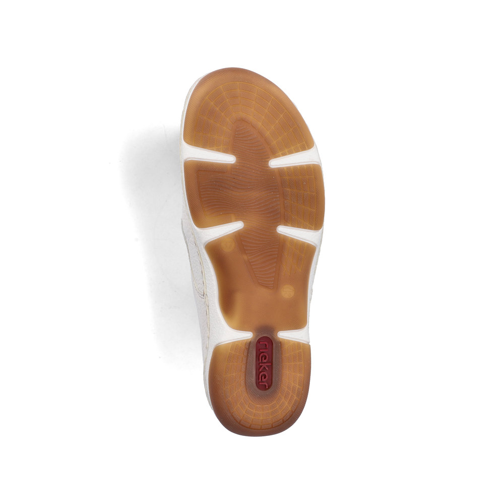 detail RIEKER 55920-80 beige Damen bequeme, leichte Sneaker, Antistress Sohle