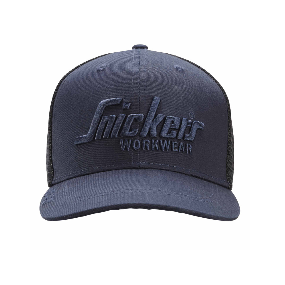 detail SNICKERS Trucker Cap blaue Herren-Trucker-Kappe aus atmungsaktivem Material