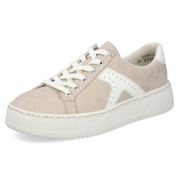 RIEKER N9920-62 beige Damen-Sneaker, Antistress-Sohle