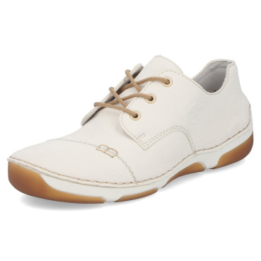 RIEKER 55920-80 beige Damen bequeme, leichte Sneaker, Antistress Sohle