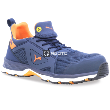 Sicherheitsschuhe PUMA Chase S1P blue/orange low SALE