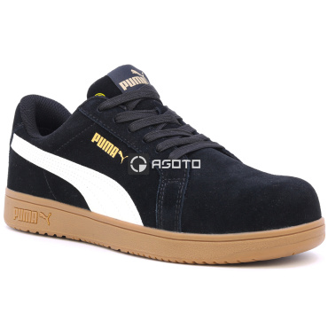 Sicherheitsschuhe PUMA Iconic low S1P ESD blk/gum