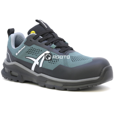 ALBATROS Eclipse S1 Grey Low graue Herren leichte Arbeitsschuhe, weicher Auftrit