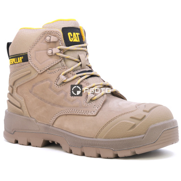 Caterpillar Herren Leder Sicherheitsstiefel Striver XL S7 FO SC HRO beige