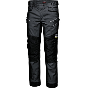 SIR Stretch 4-Way Canvas graue professionelle Herren-Arbeitshose, strapazierfähi