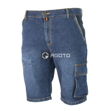 Short Industrial Starter Jeans Stretch