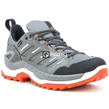 LOWA Innovo GTX Lo graue Herren-Outdoorschuhe, Gore-Tex® Membran