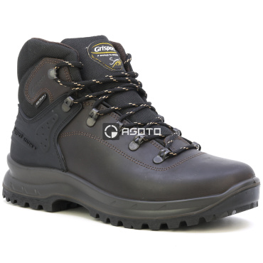 GRISPORT Castore braune volllederne Herren-Outdoor-Schuhe mit Gritex®-Membran