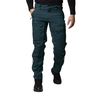 Beyond Nordic Sweden leichte und atmungsaktive blaue Herren Outdoorhose + Recco