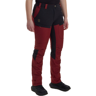 Deerhunter Denmark Lady Ann rote bequeme moderne Damen Outdoor Hose