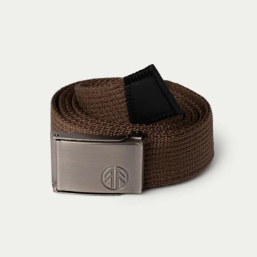 Beyond Nordic Sweden BN409 brauner Unisex-Gürtel mit Metallschnalle