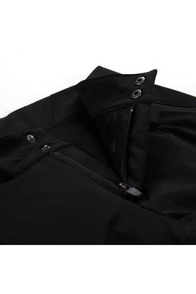 detail ALPINE PRO Rohana dámské softshell kalhoty černé