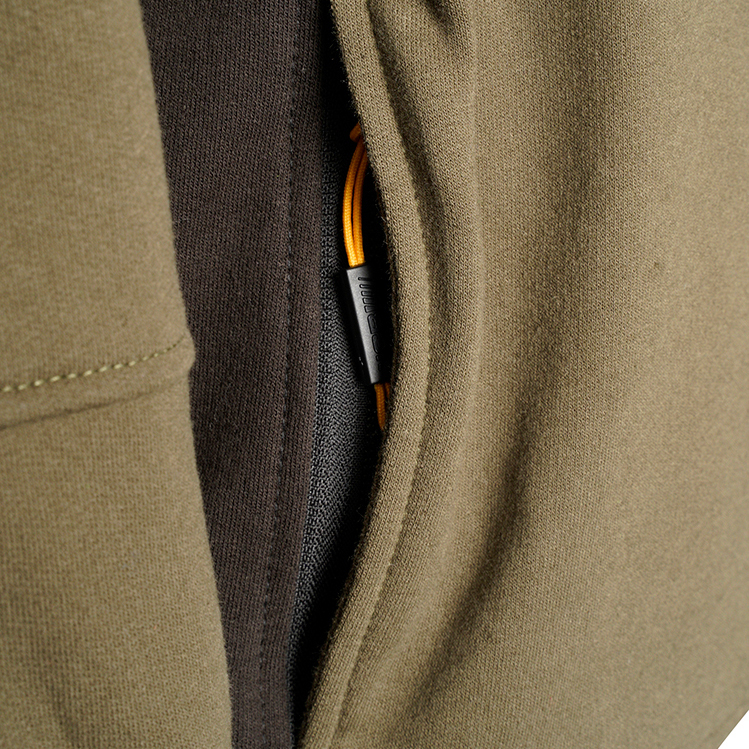 detail Herren-Sweatshirt JCB Trade Crew olive green