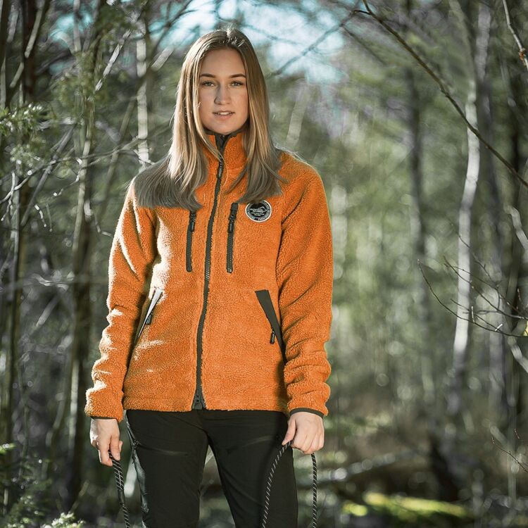 detail Jacke ARRAK SWEDEN Teddy