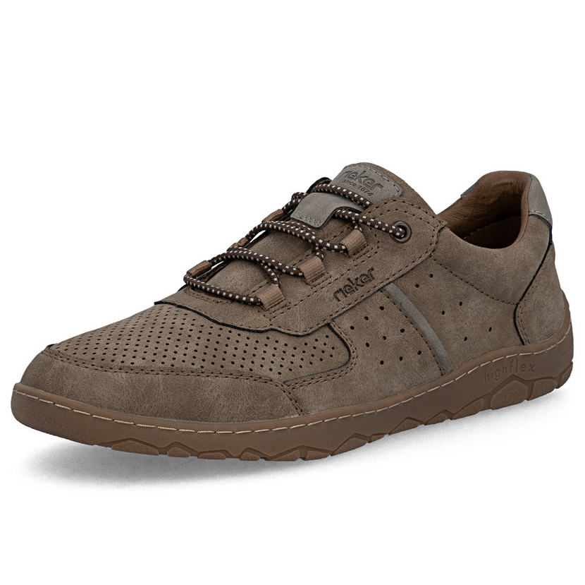 detail RIEKER 08351-64 braune Herren Sneaker mit Antistress-Sohle