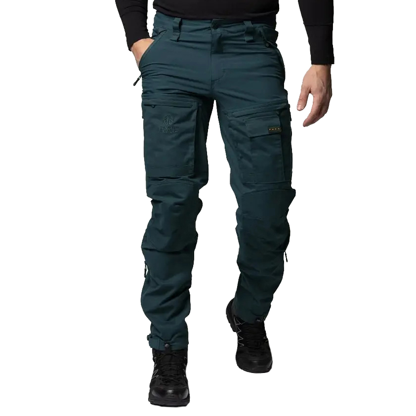 detail Beyond Nordic Sweden leichte und atmungsaktive blaue Herren Outdoorhose + Recco