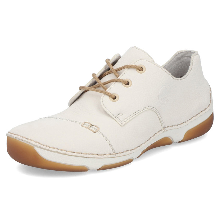 detail RIEKER 55920-80 beige Damen bequeme, leichte Sneaker, Antistress Sohle