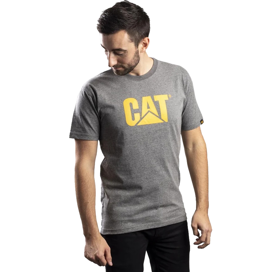 detail T-Shirt CATERPILLAR Trademark Logo
