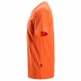 Vorschau SNICKERS Logo orangefarbenes Herren-T-Shirt aus 100 % Baumwolle für mehr Komfort