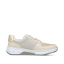 Vorschau RIEKER 53101-60 beige Damen bequeme und luftige Sneaker für die Stadt